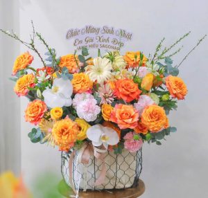 giỏ hoa tươi giá tốt 