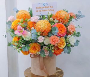 giỏ hoa tươi dưới 500k