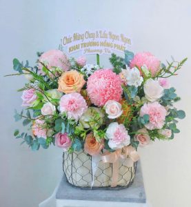 giỏ hoa tươi giá tốt 