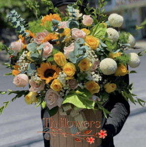 giỏ hoa tươi giá tốt 