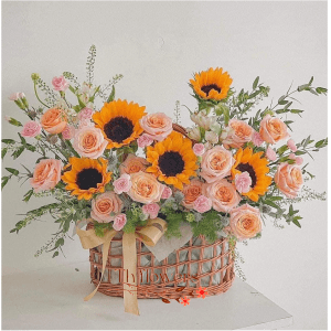 giỏ hoa tươi giá tốt 