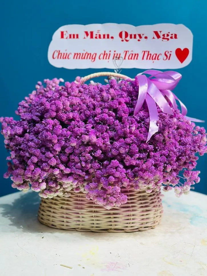 giỏ hoa tươi dưới 500k