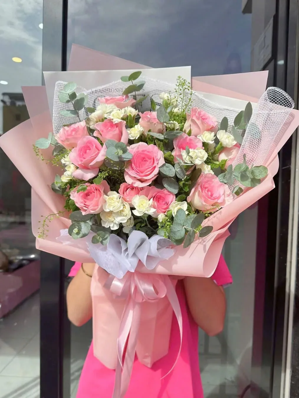 bó hoa tặng 20/10