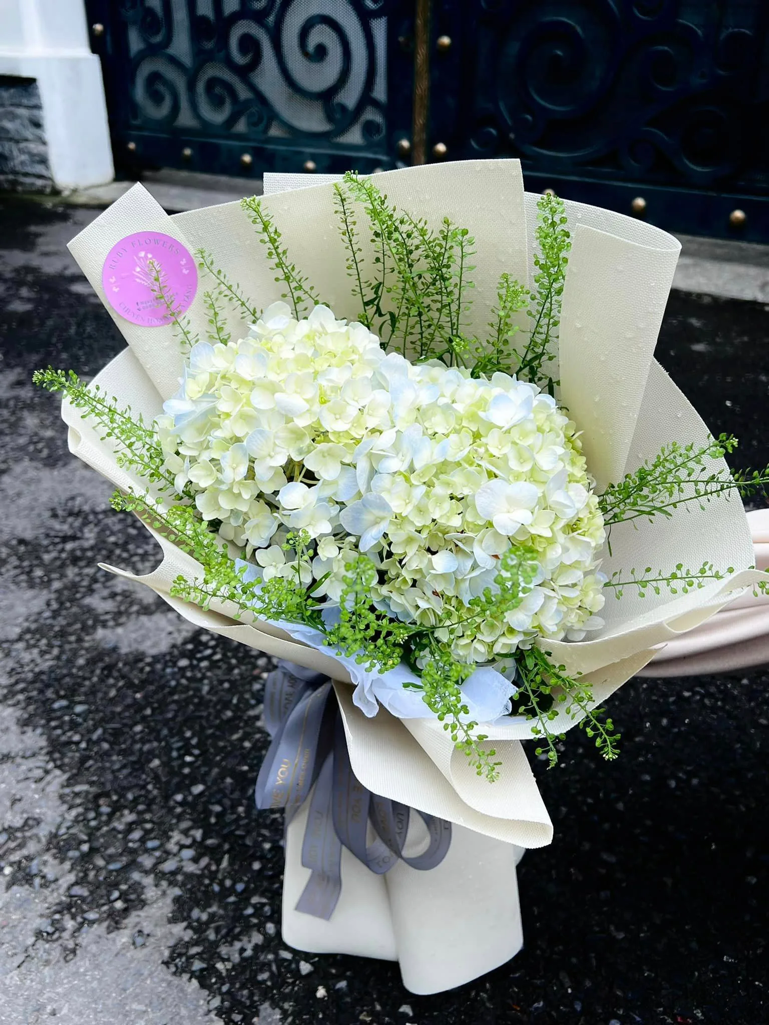 bó hoa cẩm tú cầu đẹp