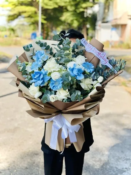 bó hoa tặng nam giới