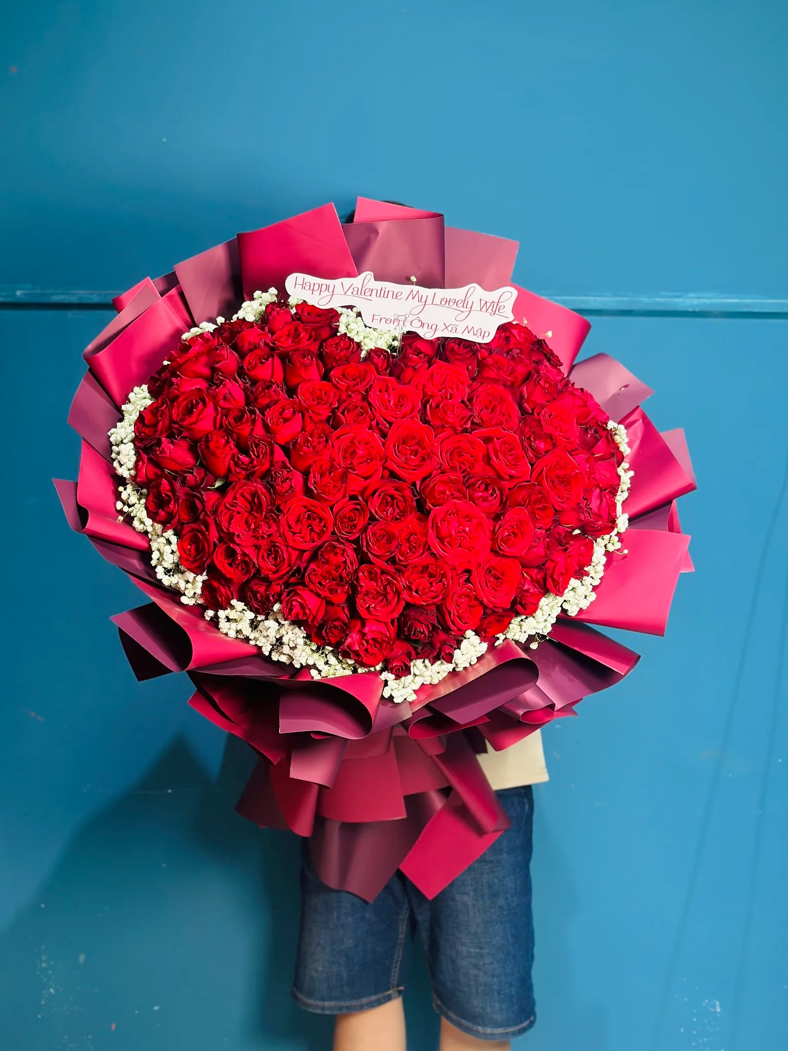 bó hoa bằng cốt