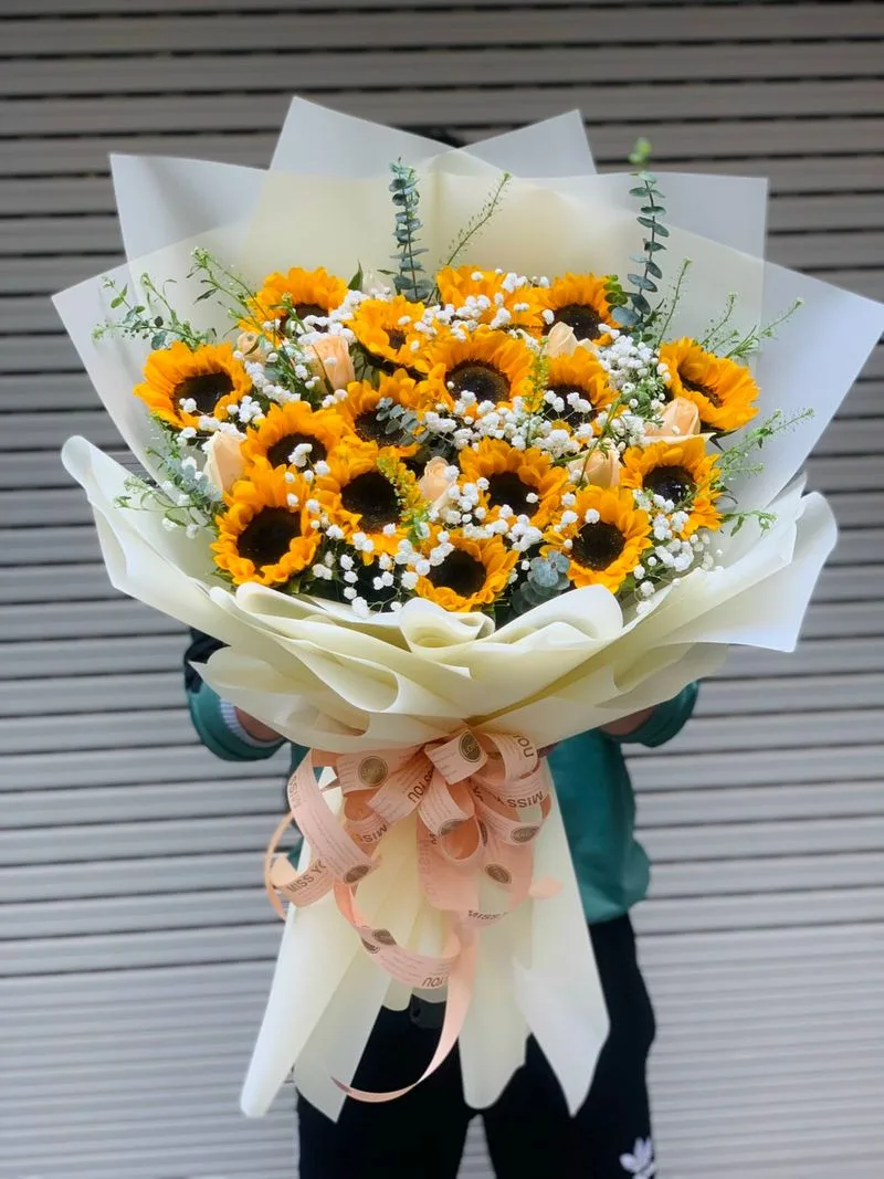 bó hoa tặng thầy cô