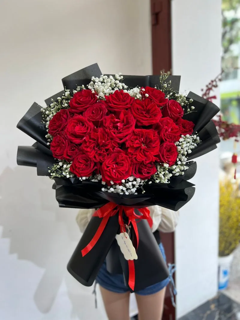 bó hoa tặng 20/10