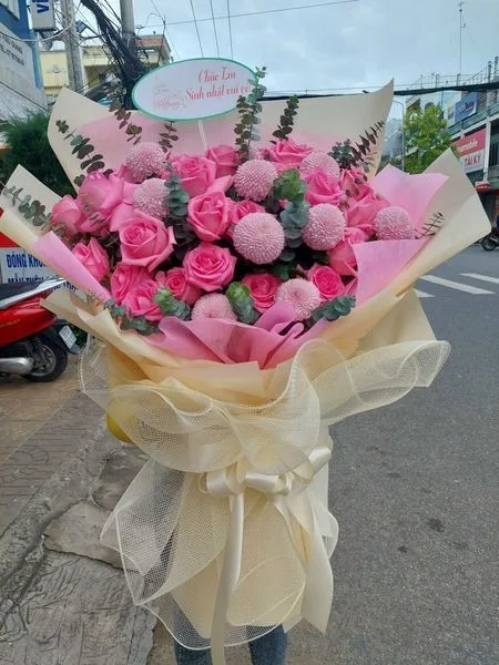 bó hoa tặng thầy cô