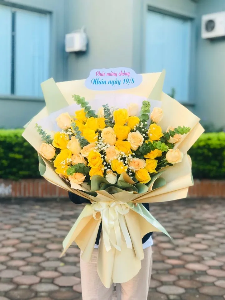 bó hoa tặng thầy cô