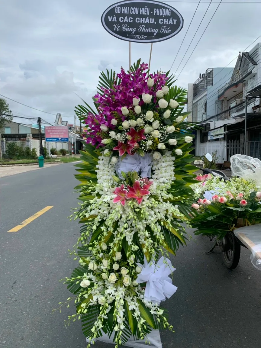 hoa viếng long an