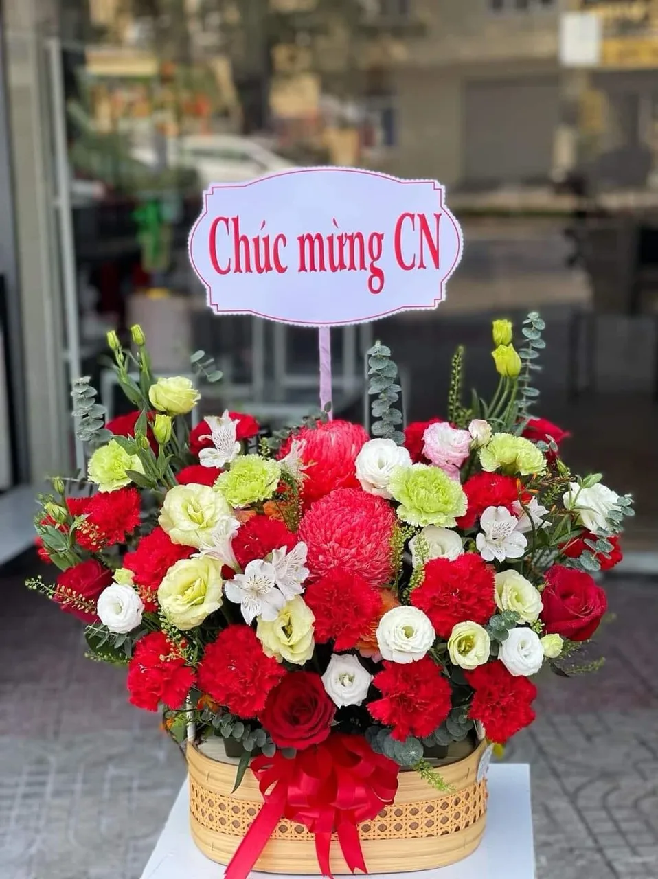 giỏ hoa sinh nhật cho nam