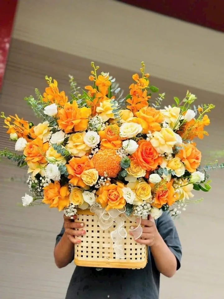 giỏ hoa tươi dưới 500k