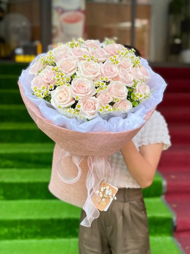 bó hoa tặng 20/10
