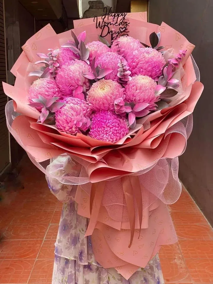 bó hoa tặng 14/2