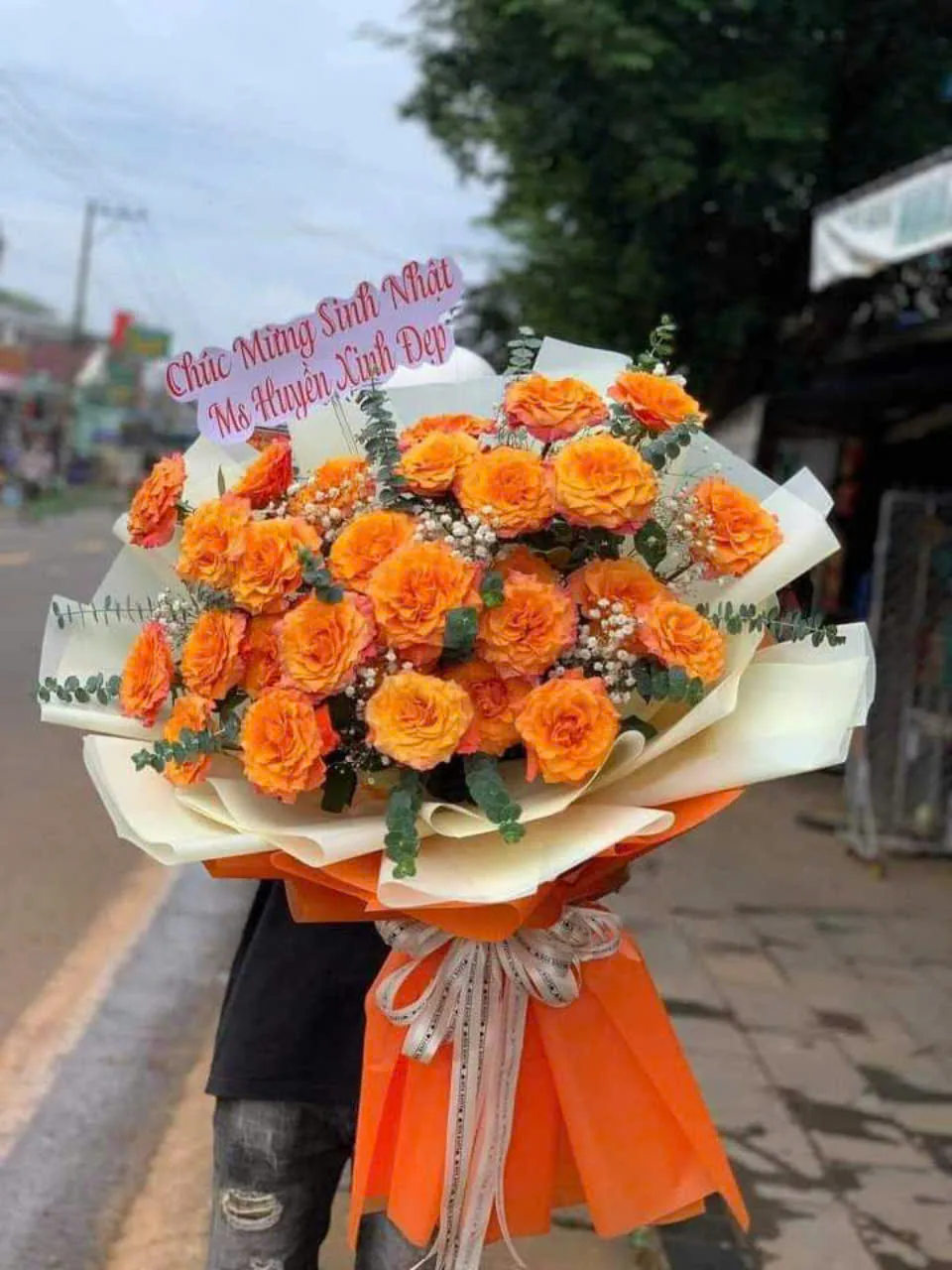 bó hoa tặng 20/10