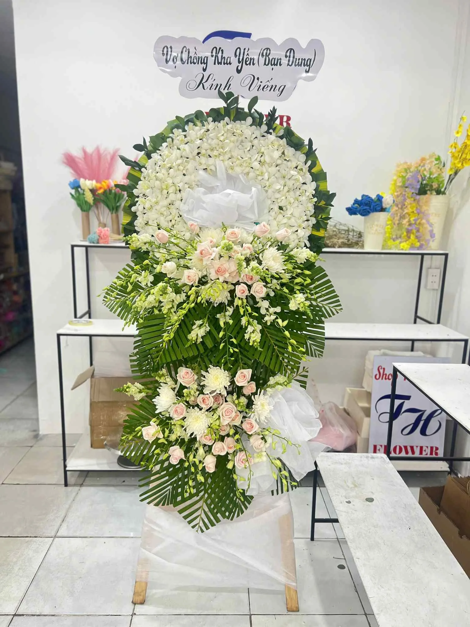 hoa viếng cà mau