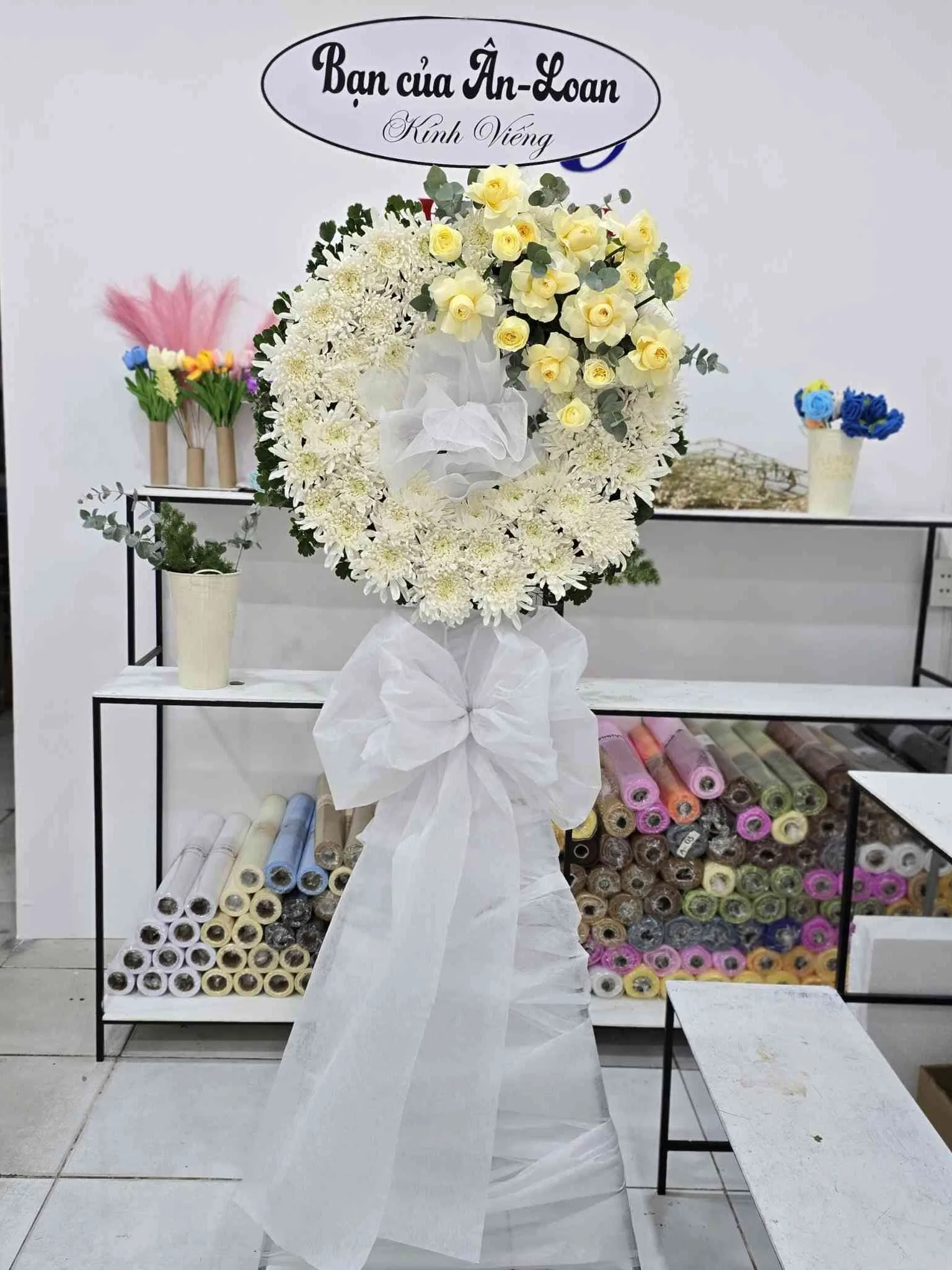hoa viếng cà mau
