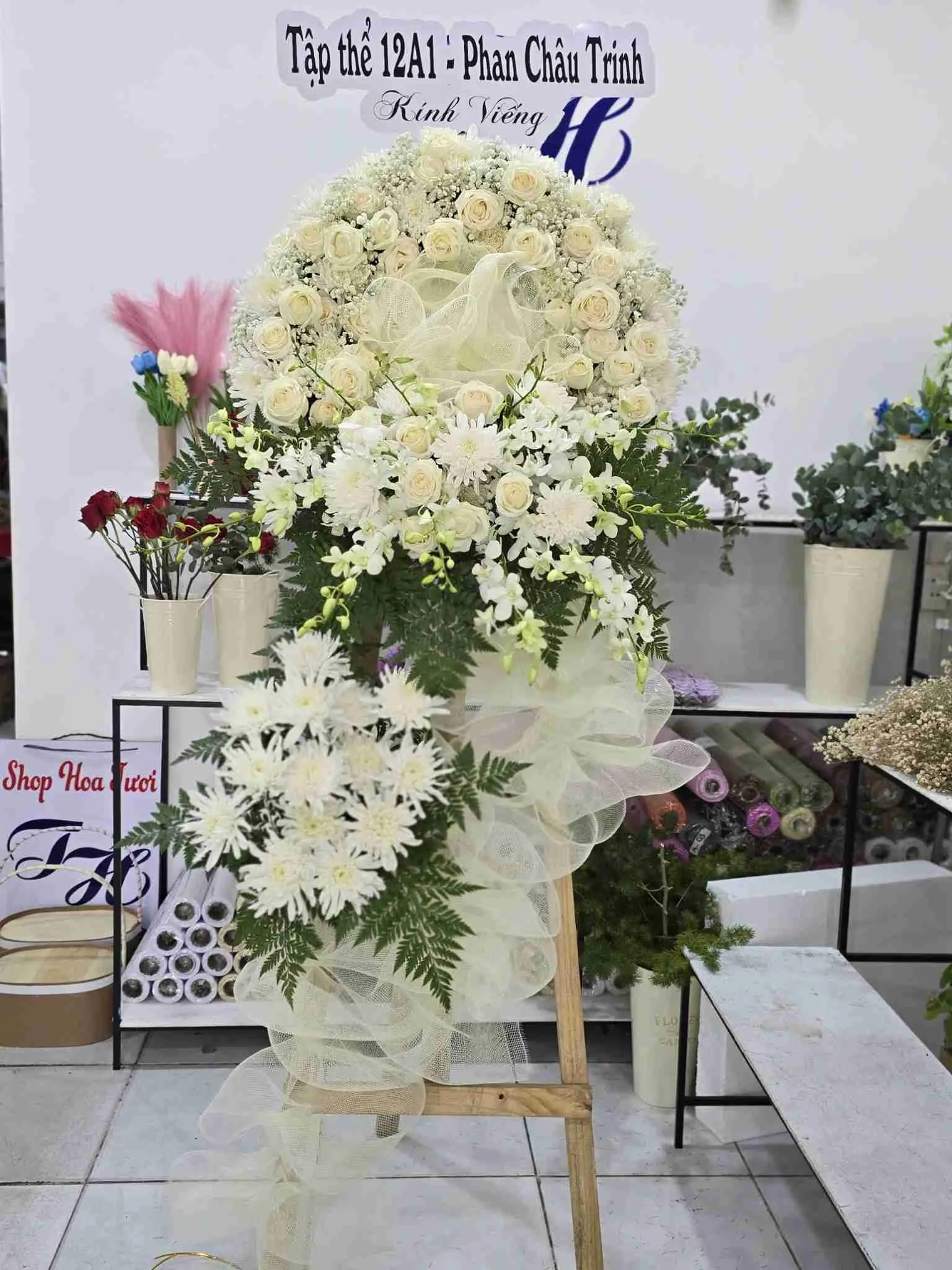 hoa viếng tiền giang