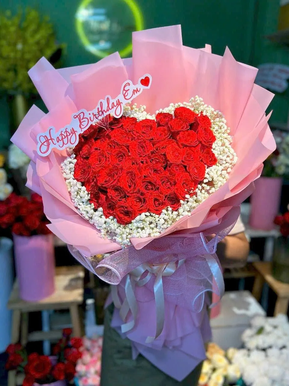 bó hoa bằng cốt