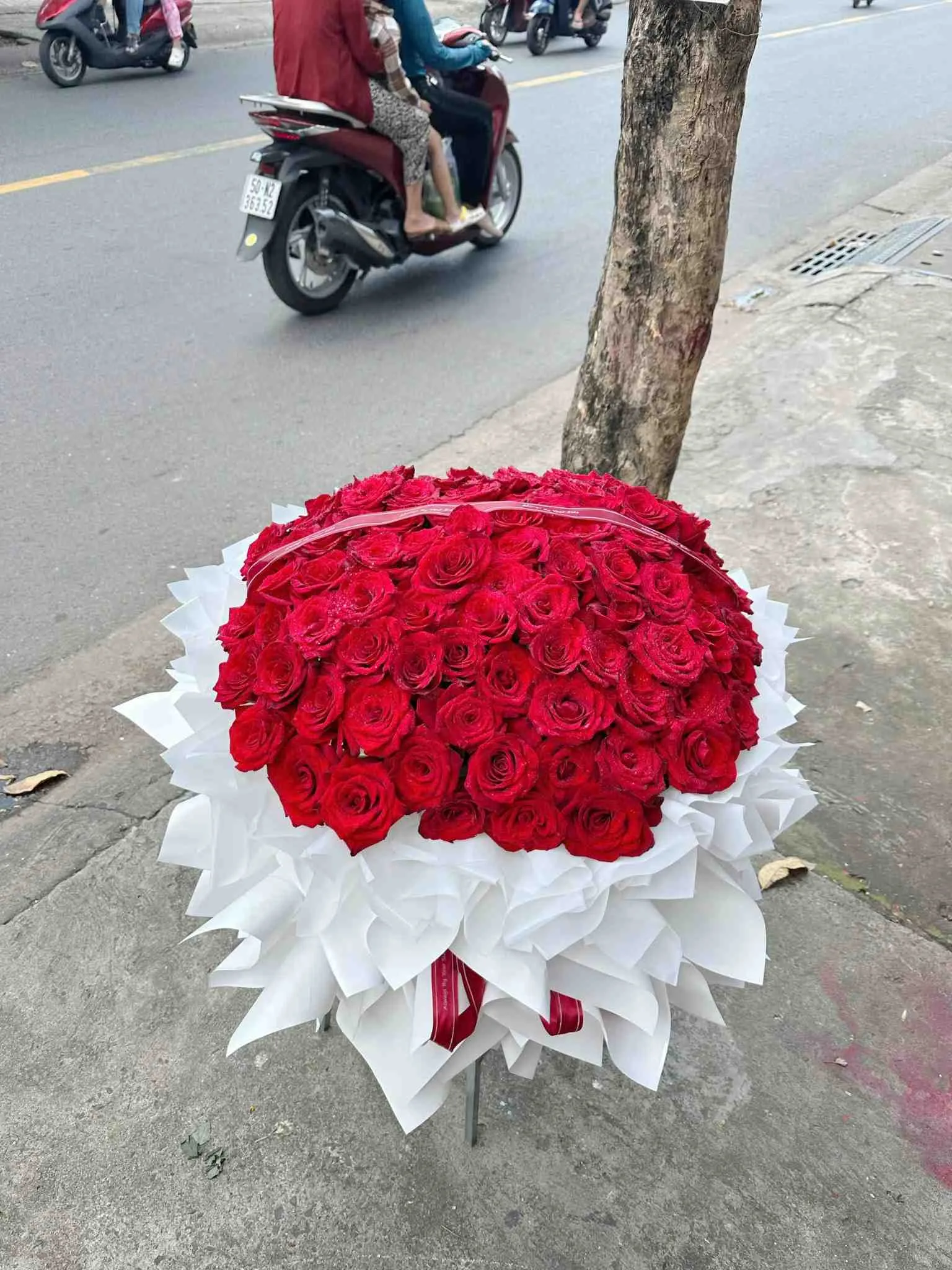 bó hoa bằng cốt