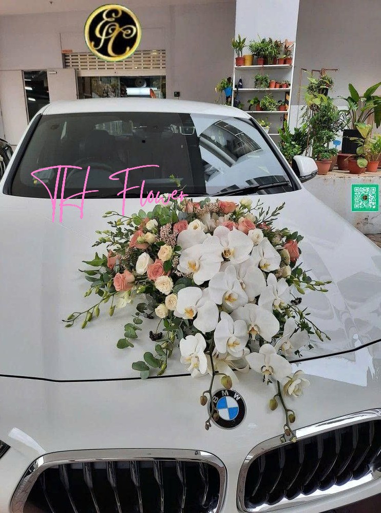 trang trí xe hoa rước dâu