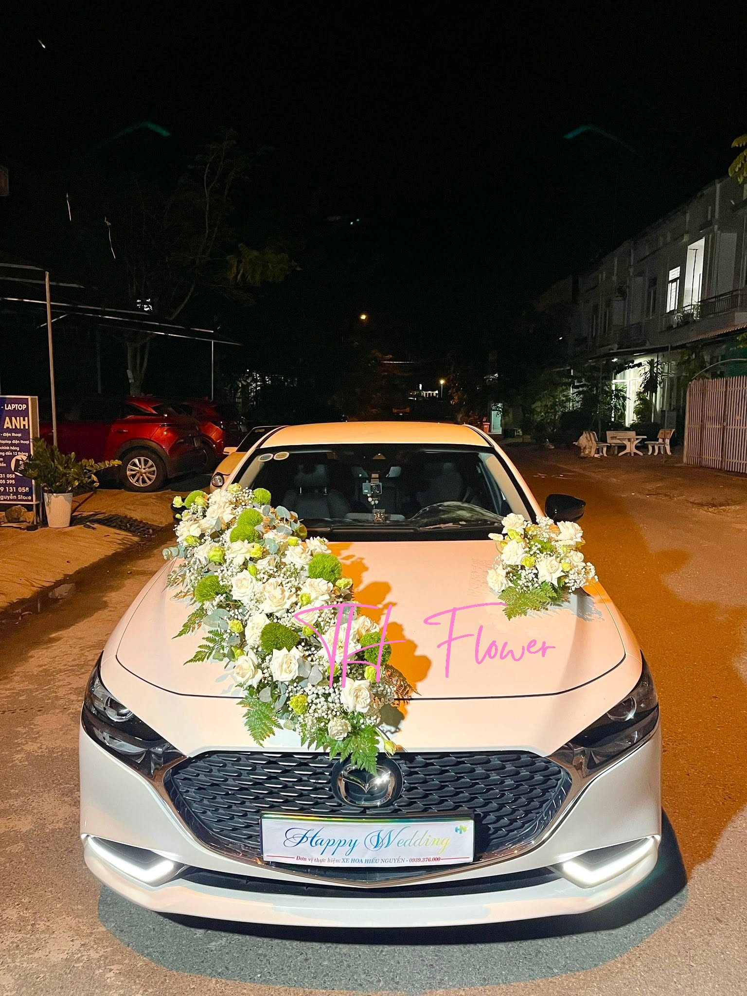 trang trí xe hoa ngày cưới
